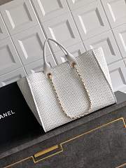Chanel Deauville Tote Bag White 38cm - 2