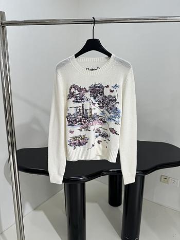 Dior White Sweater