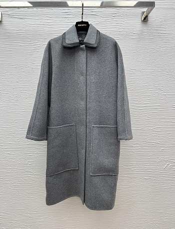 Louis Vuitton LV Removable Collar Double Face Coat