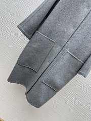 Louis Vuitton LV Removable Collar Double Face Coat - 5