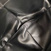 The Row Samia Bag Black Leather 47x30x8cm - 5