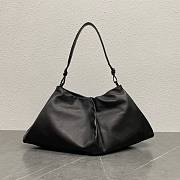 The Row Samia Bag Black Leather 47x30x8cm - 3