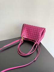 Bottega Veneta Medium Andiamo Parachute Tote Fuchsia 30x26x20cm - 6
