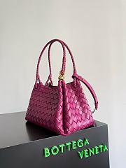 Bottega Veneta Medium Andiamo Parachute Tote Fuchsia 30x26x20cm - 5