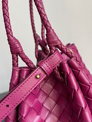Bottega Veneta Medium Andiamo Parachute Tote Fuchsia 30x26x20cm - 3