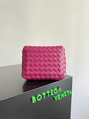 Bottega Veneta Andiamo Parachute Tote Fuchsia 21x17x16.5cm - 4