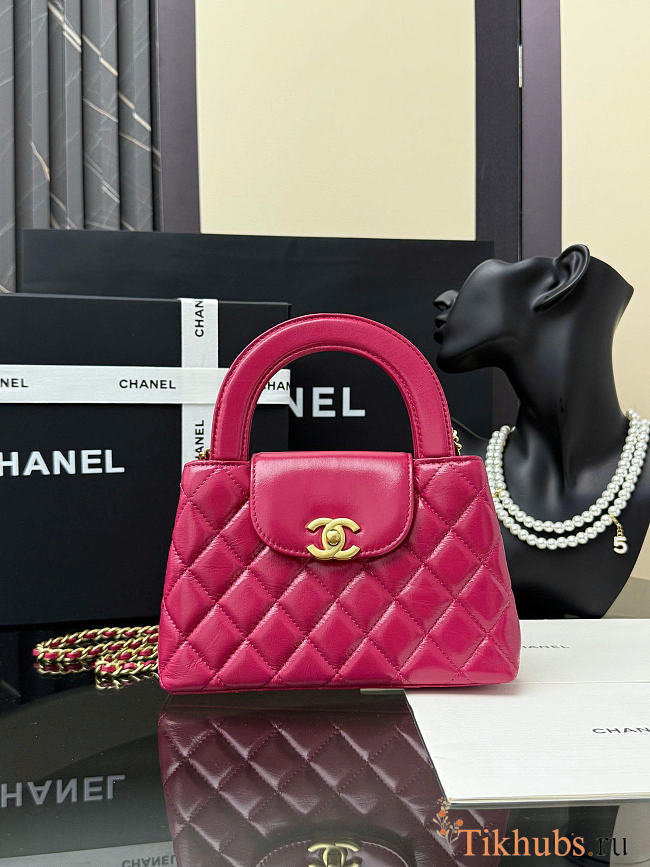 Chanel Kelly Mini Bag Fuchsia 13x19x7cm - 1
