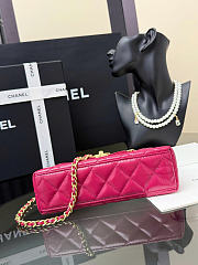 Chanel Kelly Mini Bag Fuchsia 13x19x7cm - 3