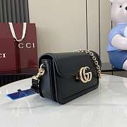 Gucci Go Small Shoulder Bag Black 21.5x14x9cm - 5