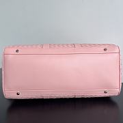 Bottega Veneta Intrecciato Cabin Duffle Pink 55x29x24cm - 6