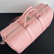 Bottega Veneta Intrecciato Cabin Duffle Pink 55x29x24cm - 4