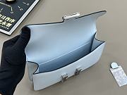 Hermes Constance Bag Blue Epsom Silver 24x13x4cm - 2