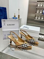 Burberry Birdie Check Slingback Pumps 5.5cm - 1
