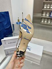 Burberry Birdie Check Slingback Pumps 5.5cm - 5