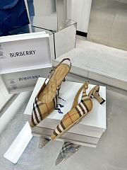 Burberry Birdie Check Slingback Pumps 5.5cm - 4