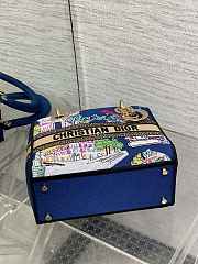 Dior Lady D-Lite Paris Blue 24x11x20cm - 6