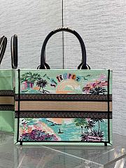Dior Souvenir Medium Dior Book Tote Natural Raffia 36cm - 3