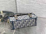 Dior Small DiorCamp Bag Chambray Oblique Bag 23x8x15cm - 4
