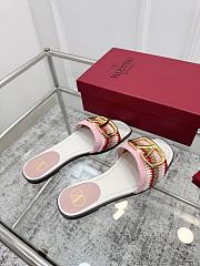 Valentino Garavani VLogo Signature Pink slides - 3
