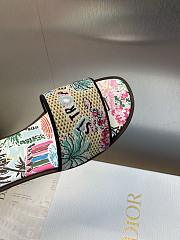 Dior Souvenir Dway Slide Natural Raffia - 5