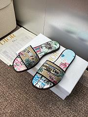 Dior Souvenir Dway Slide Natural Raffia - 3