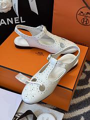 Hermes Kim Slingback White - 4