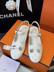 Hermes Kim Slingback White - 3