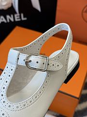 Hermes Kim Slingback White - 2