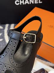 Hermes Kim Slingback Black - 5