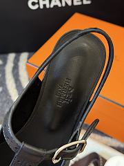 Hermes Kim Slingback Black - 4