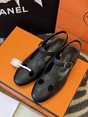 Hermes Kim Slingback Black - 2
