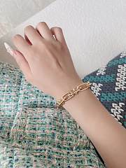 Tiffany Co Clasp Bracelet Gold with Diamonds - 4
