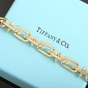 Tiffany Co Clasp Bracelet Gold with Diamonds - 3