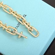 Tiffany Co Clasp Bracelet Gold with Diamonds - 2