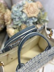 Dior Dioramour Medium Book Tote Chambray 36cm - 2