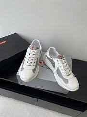 Prada America's Cup Soft Rubber And Bike Fabric Sneakers White - 2