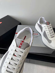 Prada America's Cup Soft Rubber And Bike Fabric Sneakers White - 4