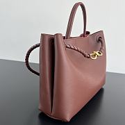 Bottega Veneta Medium Andiamo Redstone Wine 32.5x24x12cm - 6