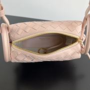 Bottega Veneta Small Avenue Loop Pink Crossbody Bag 19x12x9cm - 3