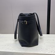 Celine Medium Cabas Cuir Triomphe Black 54x29.5x15cm - 5