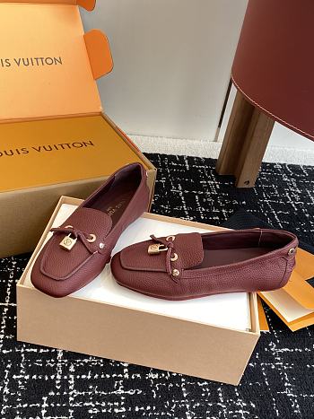 Louis Vuitton LV Mocassino Flore Burgundy