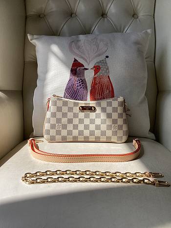 Louis Vuitton LV Pochette Liv White 24x13x6cm