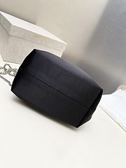 Jimmy Choo Bon Bon Crystal Satin Black Bag 16x15x9.5cm - 2