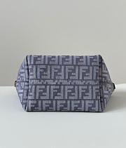 Fendi Small Roll Blue Denim FF Reversible 23x19.5x15cm - 4