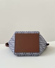 Fendi Origami Mini Blue Denim Bag 15x15x18.5cm - 5
