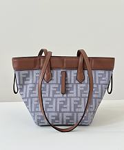 Fendi Origami Mini Blue Denim Bag 15x15x18.5cm - 2
