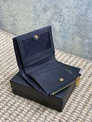 YSL Small Envelope Black Gold Wallet 10.5x8.5x2.5cm - 5