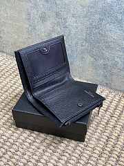 YSL Small Envelope Black Wallet 10.5x8.5x2.5cm - 2