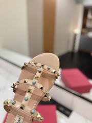 Valentino Rockstud Leather Sandal - 4