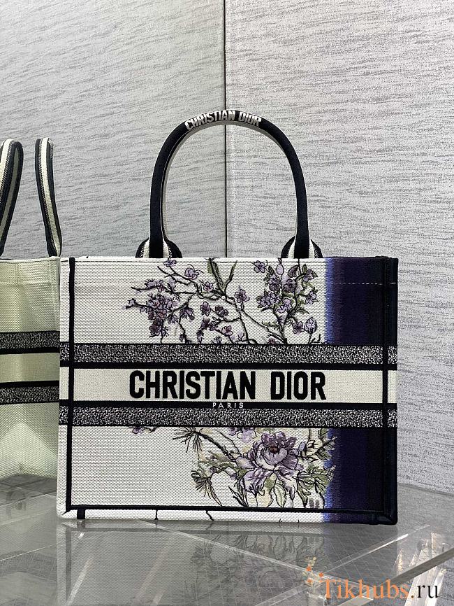 Dior Medium Book Tote Multicolor Pivoine 36x27.5x16.5cm - 1